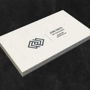 Business Cards 13pt Linen Uncoated