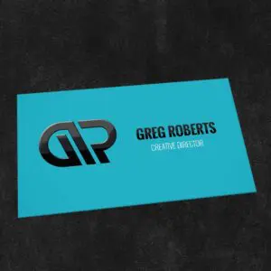 Business Cards Silk Laminated with Raised Spot UV