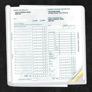 Deposit Slip Books