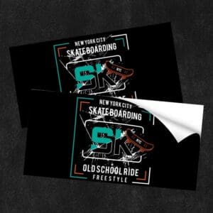 Crack-N-Peel Stickers